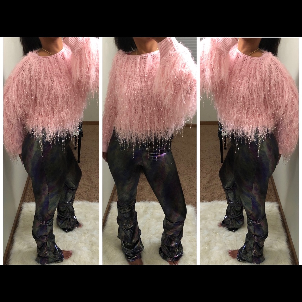 Sparkle Ruffle Pants - Picture 3 of 4